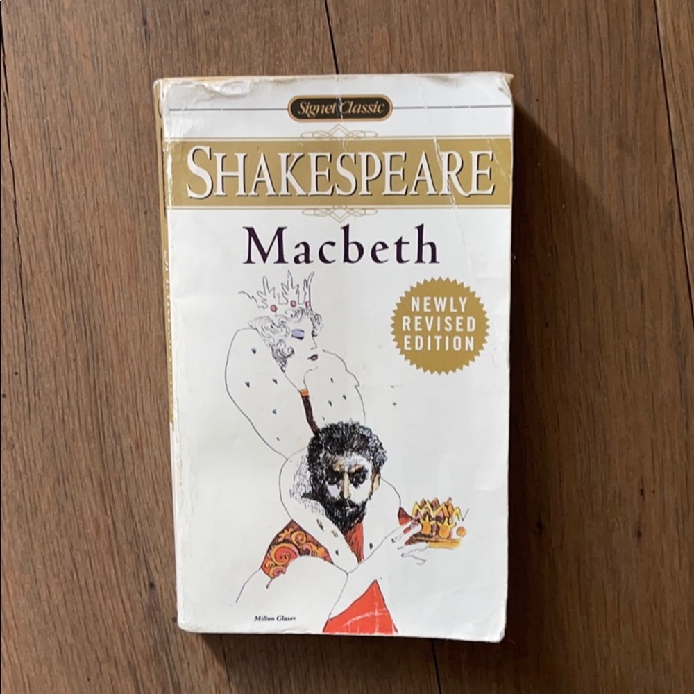 Macbeth paperback book